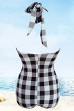 One-piece Plaid Swimsuit Bikini Unishe Wholesale