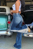 Ripped Distressed Flare Denim Pants