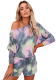 Tie Dye Drawstring Shorts Set