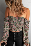 Floral Smocked Crop Top
