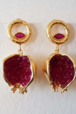 Vintage Pomegranate Earrings MOQ 5pcs