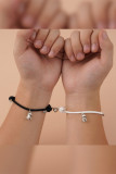Little Dinasaur Magnet Heart Couple Bracelets MOQ 5pcs