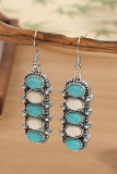 Turquoise Metal Earrings MOQ 5PCs