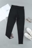 Leopard Patchwork Butt Lifting High Waist Leggings