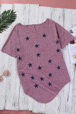 Star Print Short Sleeve T-shirt