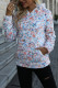 Tie Dye Spot Kangaroo Pocket Fleece Sweatshirt Hoodie