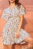 Printing Patckwork Midi Dress Unishe Wholesale