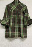 Plaid Half Sleeves Open Button Shirts