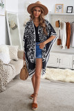 Black Tokyo Medallion Kimono