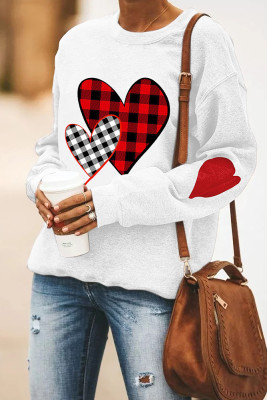 Valentines Day Heart Pullover Longsleeve Sweatshirt Unishe Wholesale