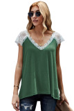 Green Lace Knit Tank