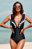 Head Turner Ruffle One Piece Swimsuit