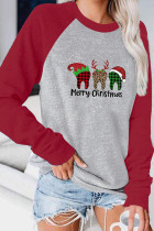 Merry Christmas Dental Printed Long Sleeve Top Women UNISHE Wholesale