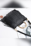 Metal Ring Tassel Handbag MOQ 3pcs