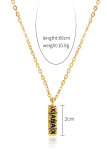 Alloy and Rhinestone Necklace for Men MOQ 5pcs