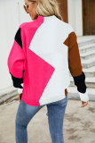 Wave Color Block Pullover Sweaters