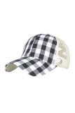 Plaid Baseball Hat MOQ 3PCs