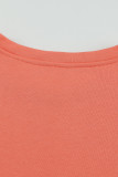 Gray Crew Neck Colorblock Plus Size Sweashirt
