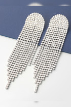 Rhinestone Tassel Earrings MOQ 3pcs