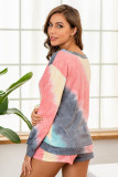 Multicolor Print Home Pajamas Set