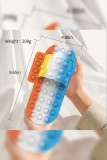Pop It Silicone Push Pop Bubble Slippers Unishe Wholesale MOQ5pcs