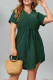 Plus Size Drawstring Elastic Waist Irregular Hem Dress Unishe Wholesale