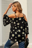 Daisy Floral Cold Shoulder Blouse