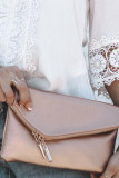 White 3/4 Sleeves Crochet Detail V Neck Blouse