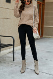 Turtleneck Cable Knitting Sweater