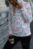 Tie Dye Spot Kangaroo Pocket Fleece Sweatshirt Hoodie