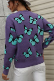 Butterfly Knit Pullover Sweaters