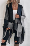 Color Block Cape Cardigans