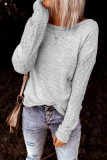 Gray Backless Knot Tops