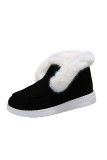 Plain Fluffy Flat Shoes