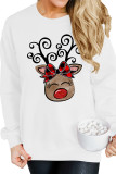 Christmas Print O-neck Long Sleeve Sweatshirts Women UNISHE Wholesale