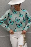 Butterfly Knit Pullover Sweaters