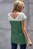 Green Lace Knit Tank