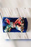 Baby Kids Bow Knot Print Wide Nylon Headband Unishe Wholesale MOQ 5pcs