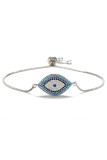 Rhinestone Eye Chain Bracelet MOQ 5PCs