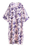 Printing Beach Cover Up Kimono