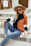 Wave Color Block Pullover Sweaters