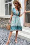 Bohemian Floral Print Dress Unishe Wholesale