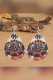 Sunflower Printing Earrings Unishe Wholesale