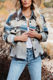 Aztec Print Button Closure Long Sleeve Shacket Women UNISHE Wholesale