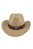 Cowboy Jazz Hat with Bull Head Decoration Unishe Wholesale