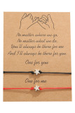 Couple Star Design Bracelets MOQ 5PCS