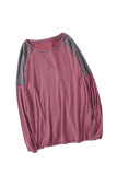 Color Block Raglan Sleeve Top