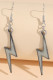 Thunder Shape Earrings MOQ 5PCs