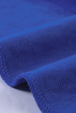 Blue Wash Fleece Pullover Sweatshirt