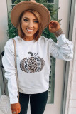 Animal Print Halloween Pumpkin Sweatshirt